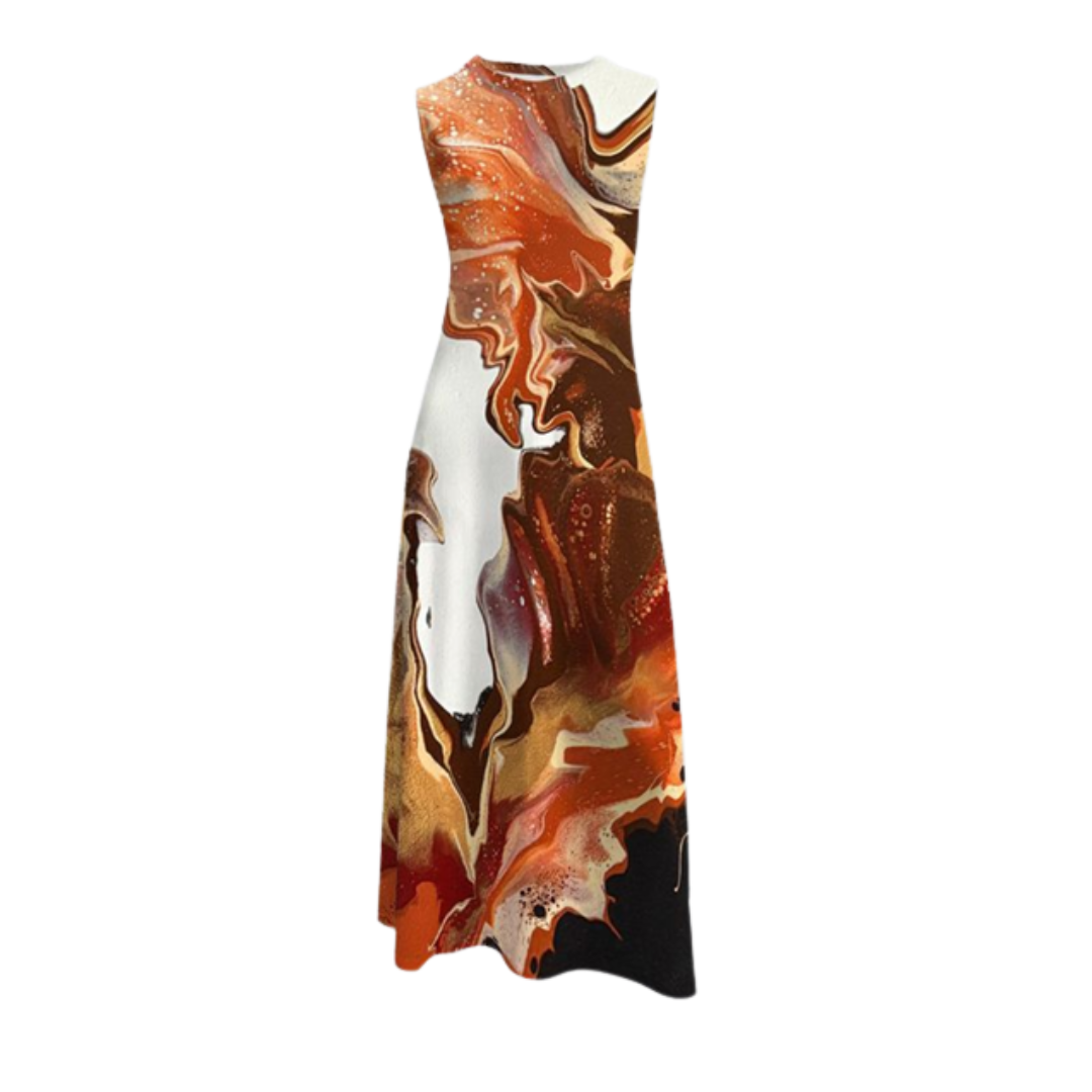 Lena Dress - Black Flow