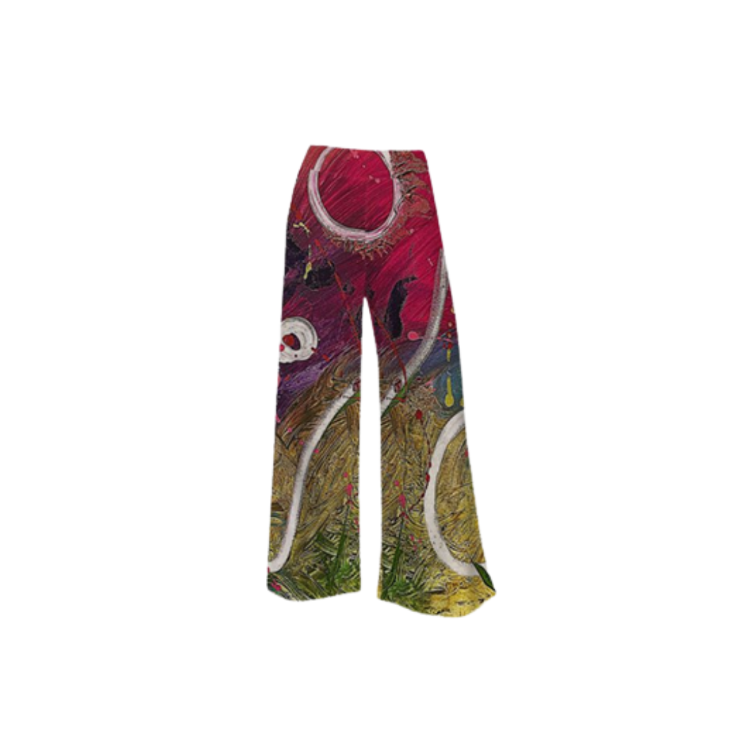 Alaina Palazzo PONTE Pants - Happiness