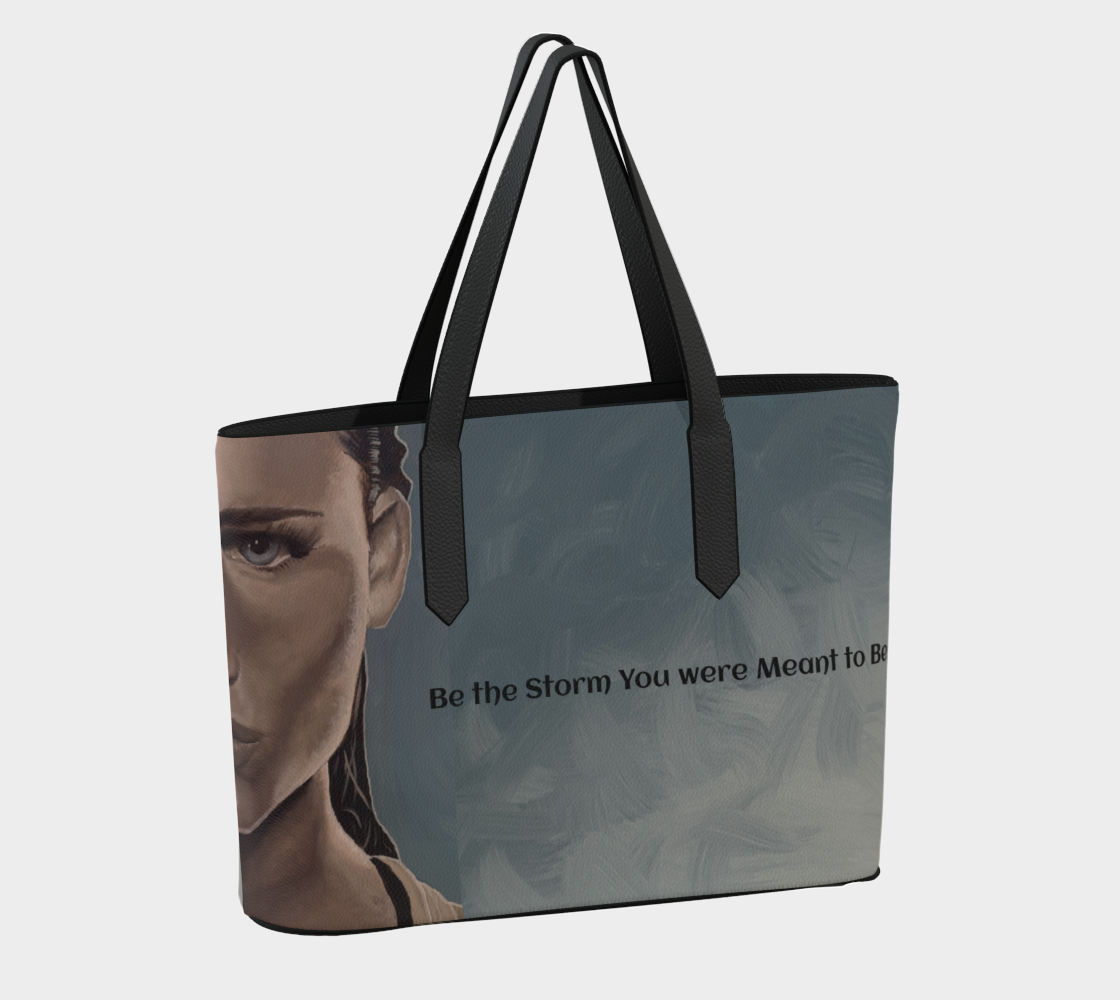 Be the Storm Vegan Leather Tote Bag