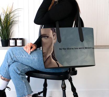 Be the Storm Vegan Leather Tote Bag