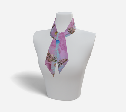 Ribbon Scarf - Pink