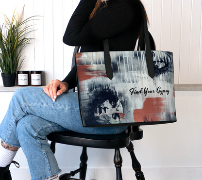 Find Your Gypsy Vegan Leather Tote Bag