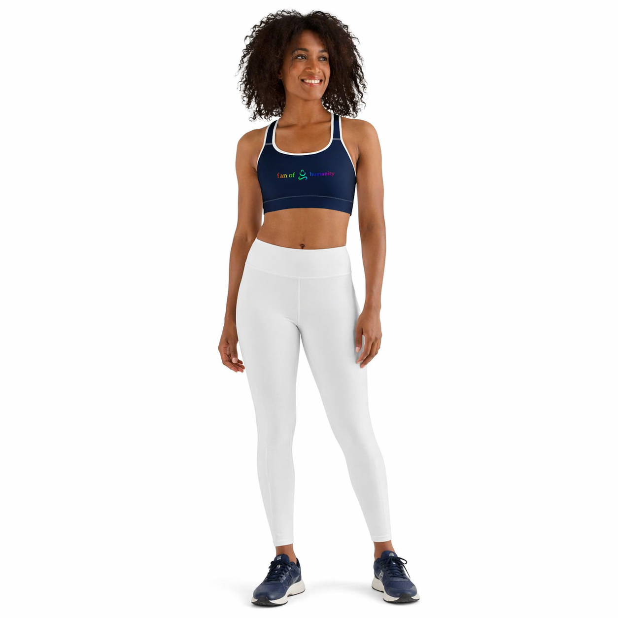 Sports bra - Rainbow FoH Logo