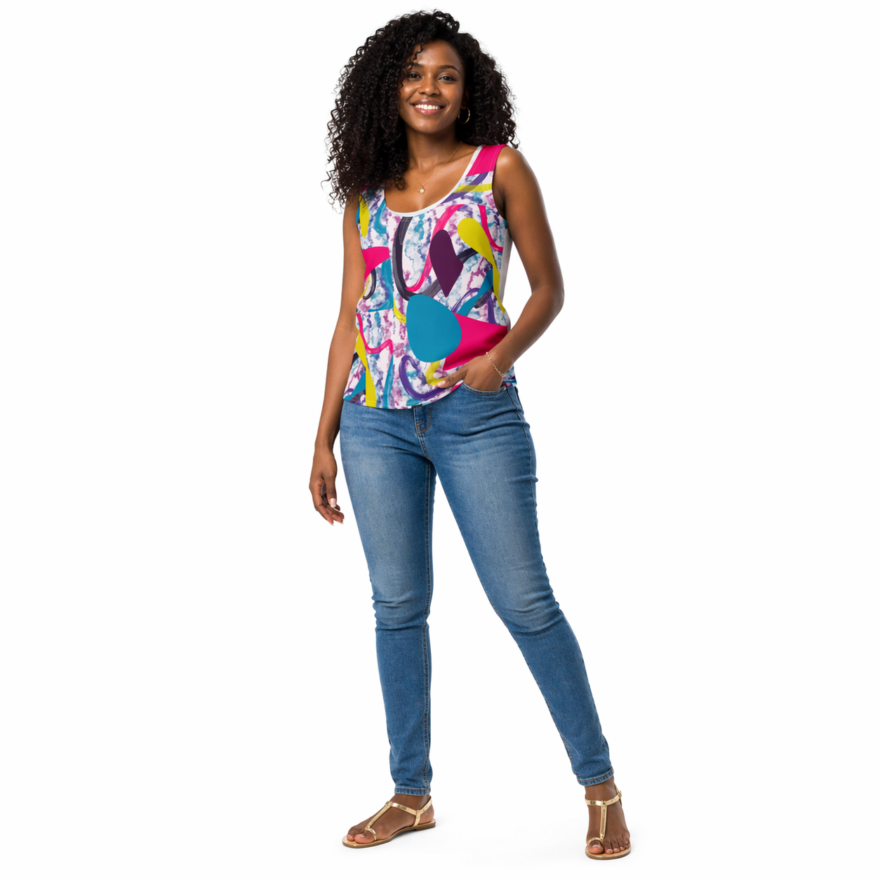 Women's cotton tank top - Heidelberg