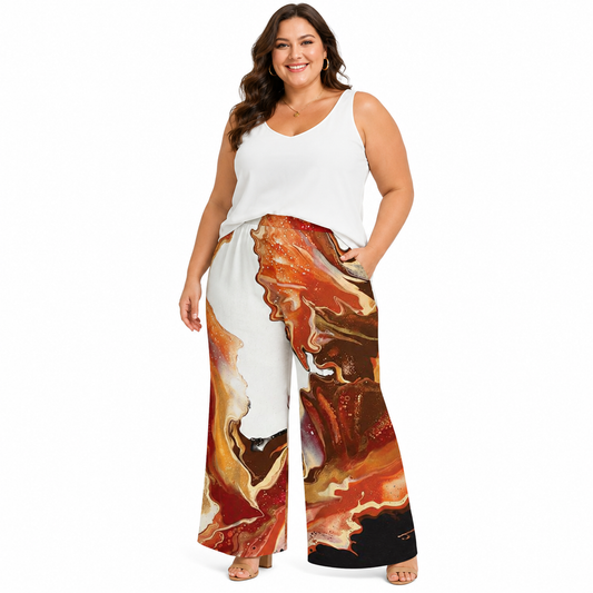 Mandy Palazzo ITY Pants - Black Flow