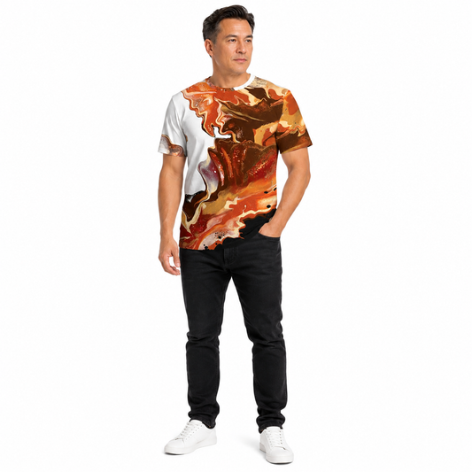 Men's Salvator T-Shirt - Black Flow