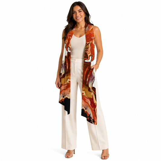 Vivienne Scarf - Black Flow