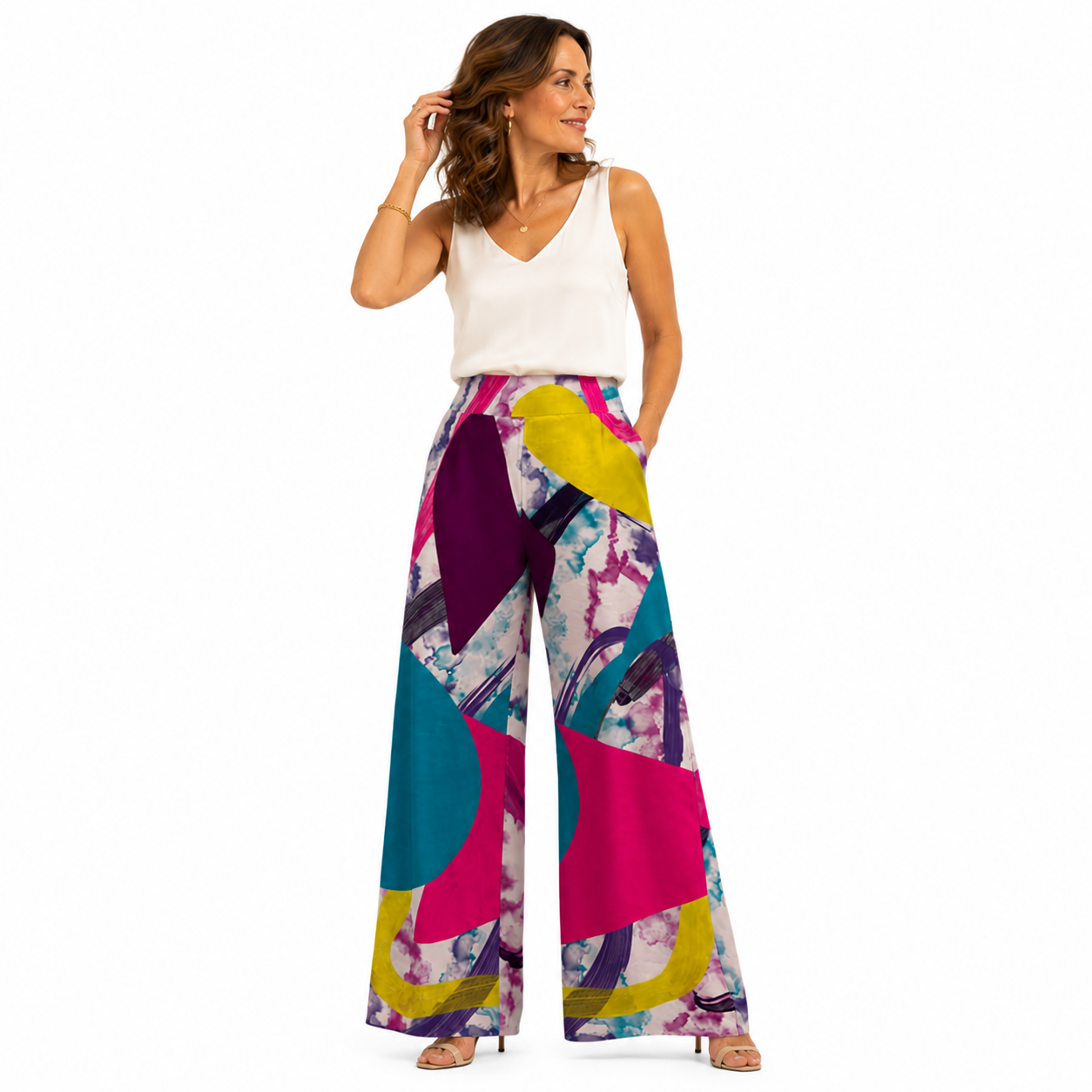 Alaina Palazzo PONTE Pants - Heidelberg