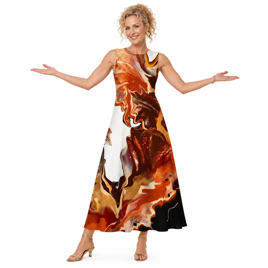 Lena Dress - Black Flow