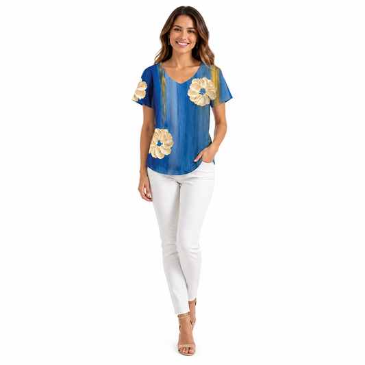The V Neck Tee - Life on the Sea