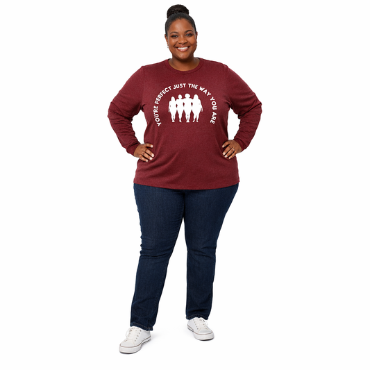 Women's Tri-Blend Long Sleeve - You're Perfect!