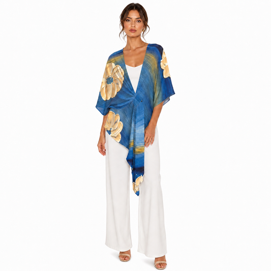 Karima Curved Wrap - Life on the Sea