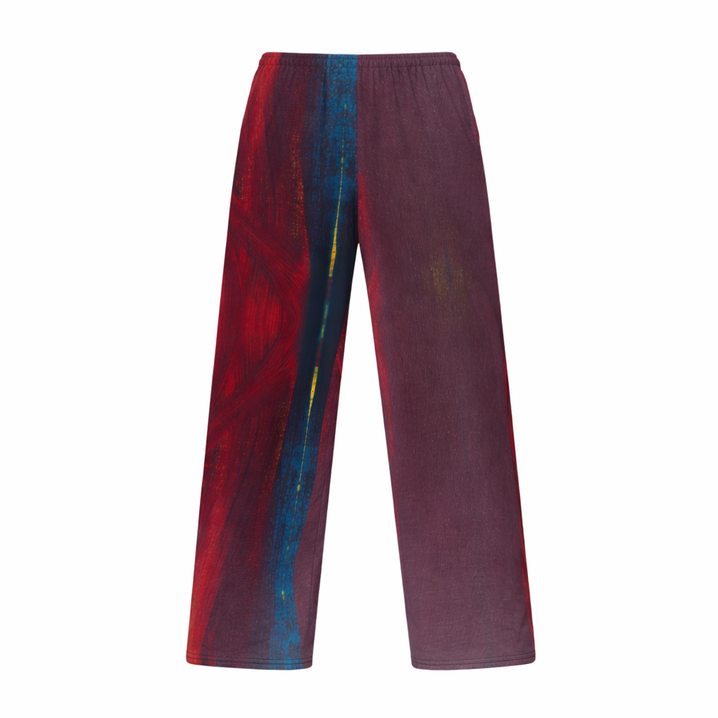 Unisex Wide-leg Comfy Pants - My Kind of Red