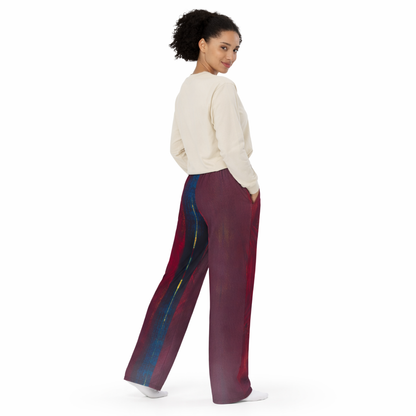 Unisex Wide-leg Comfy Pants - My Kind of Red