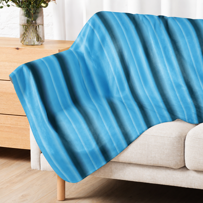 Sherpa blanket - Blue Gradient