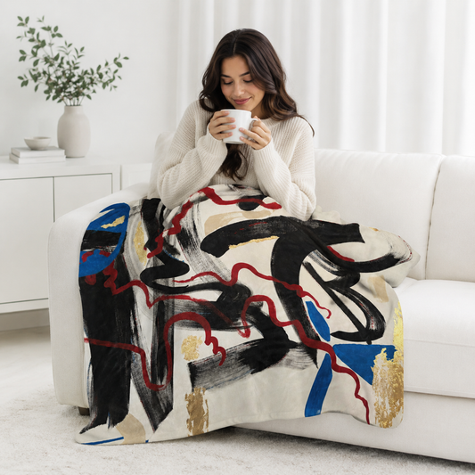 Sherpa blanket - (Original Art: The Windmill)