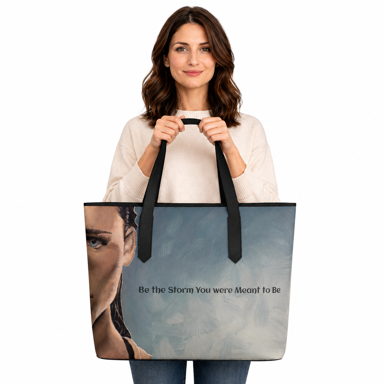 Be the Storm Vegan Leather Tote Bag