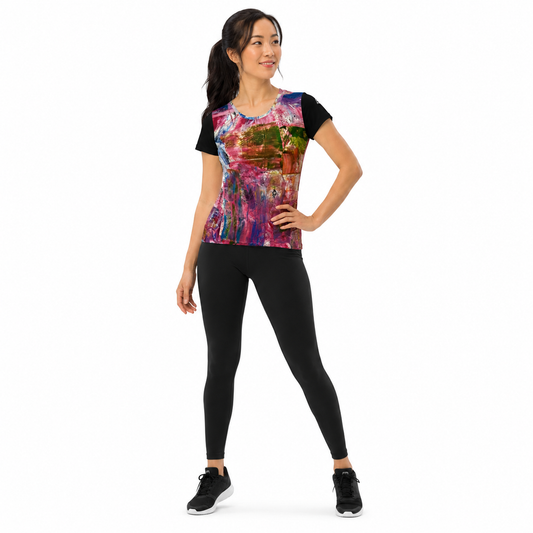 Women's athletic t-shirt - Abstract Fun