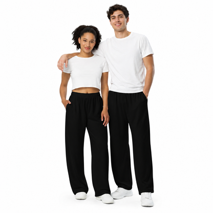 Unisex wide-leg pants - BLK