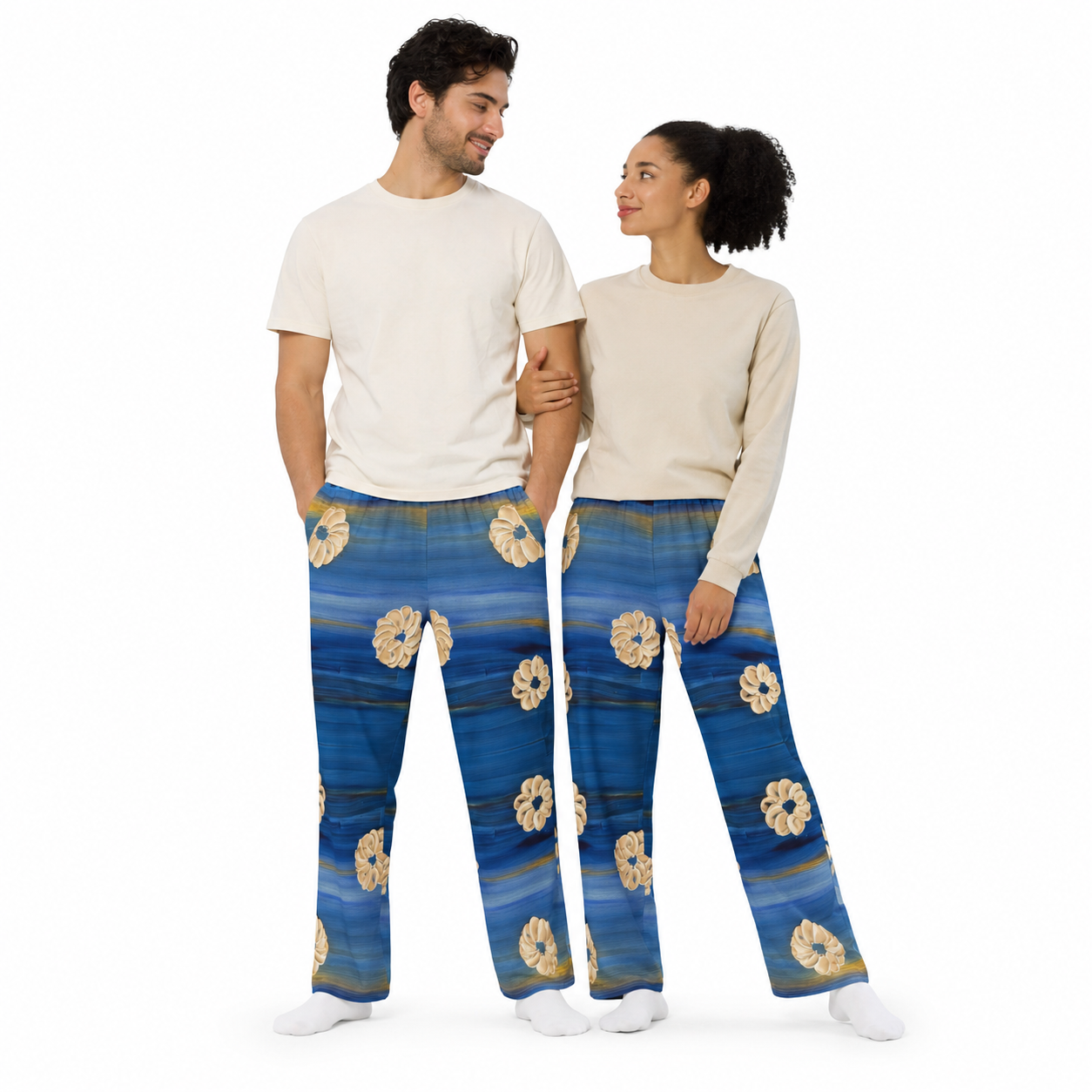 Unisex Comfy wide-leg pants - Life On The Sea