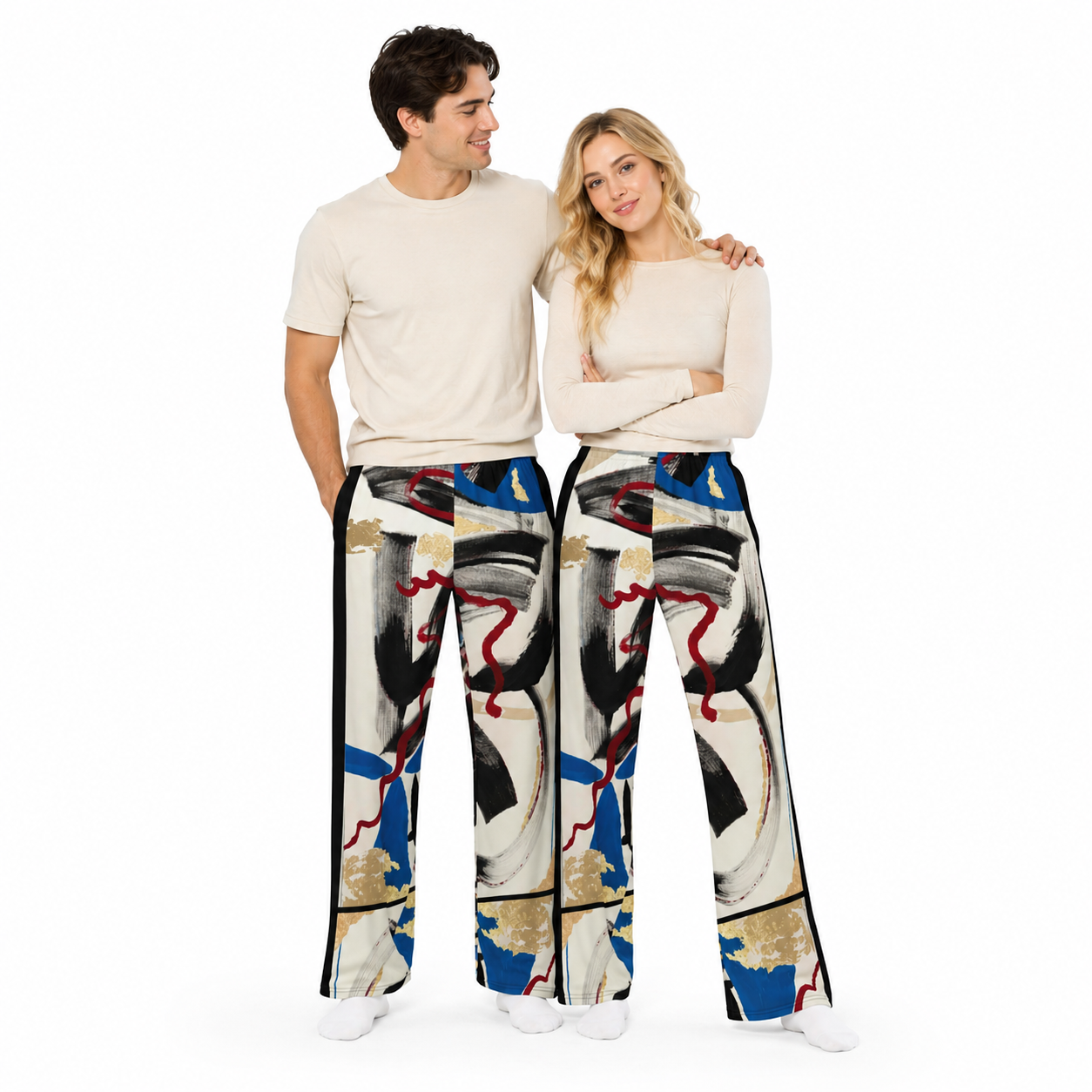 Unisex Wide-leg Comfy Pants - Windmill