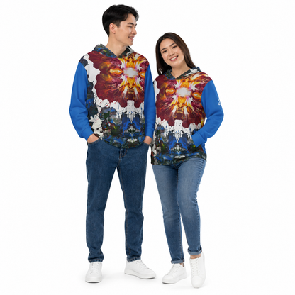 Unisex Sports warmup hoodie - Balls of Color