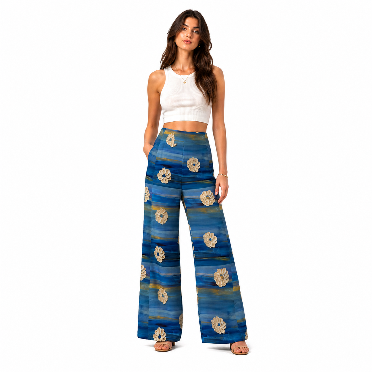Alaina Palazzo PONTE Pants - Life on the Sea