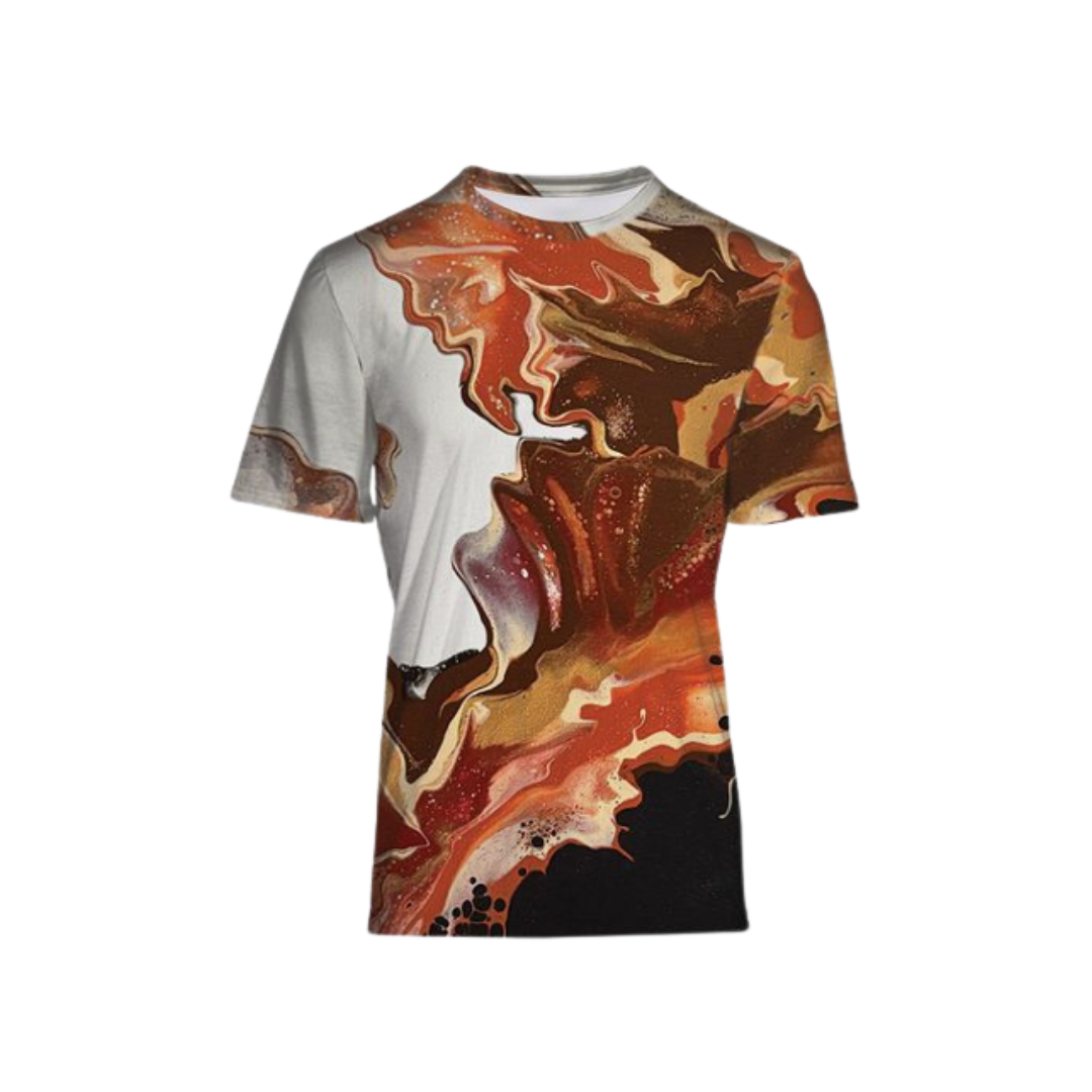 Men's Salvator T-Shirt - Black Flow