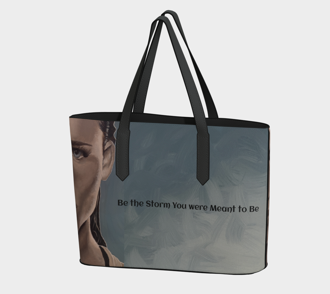 Be the Storm Vegan Leather Tote Bag